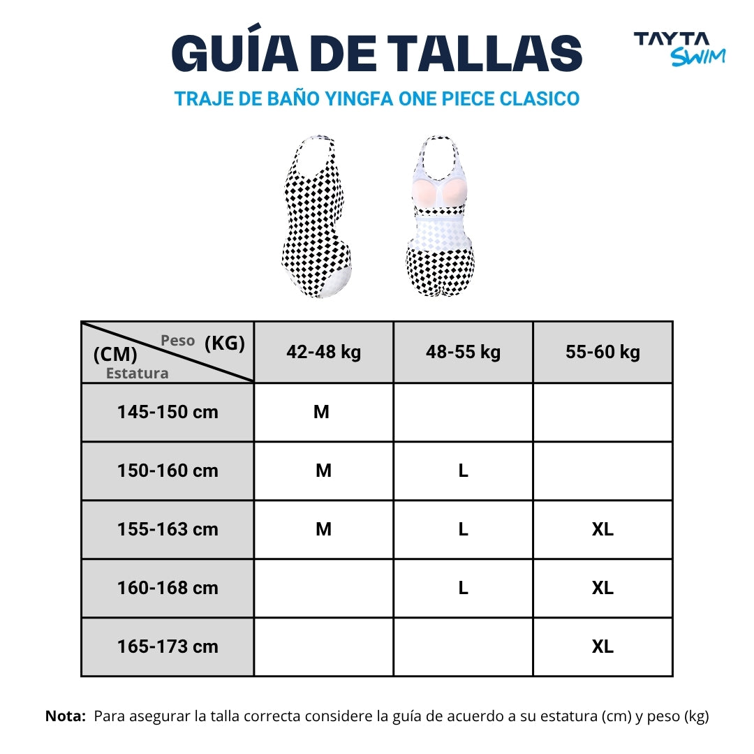 Traje de Baño YINGFA One Piece Clasico