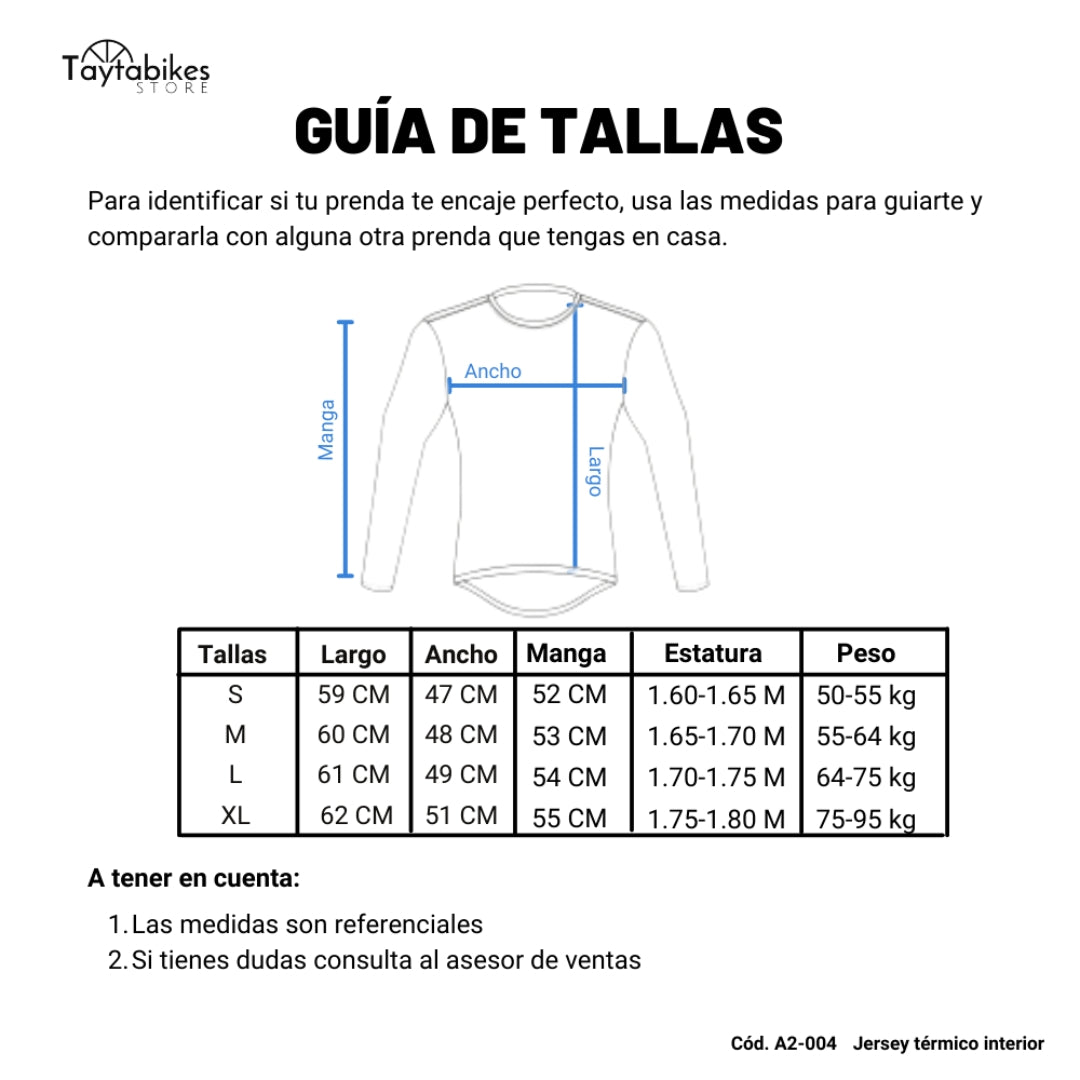 Camiseta WOSAWE Interior Térmico M|L