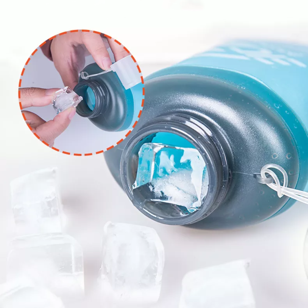 Botella Blanda AONIJIE Soft Flask con termo - aislante 420ml