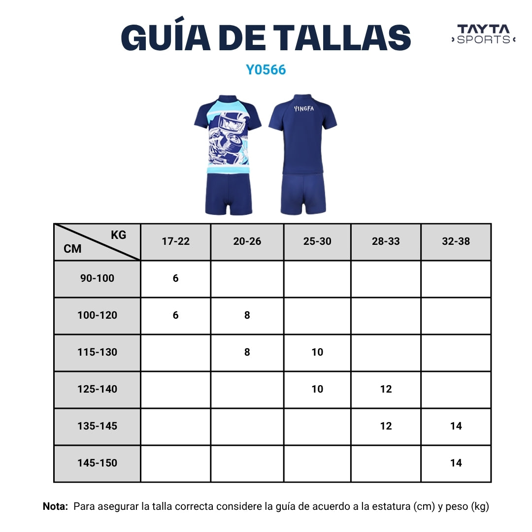 Conjunto Kids YINGFA Shorts Y Manga Corta