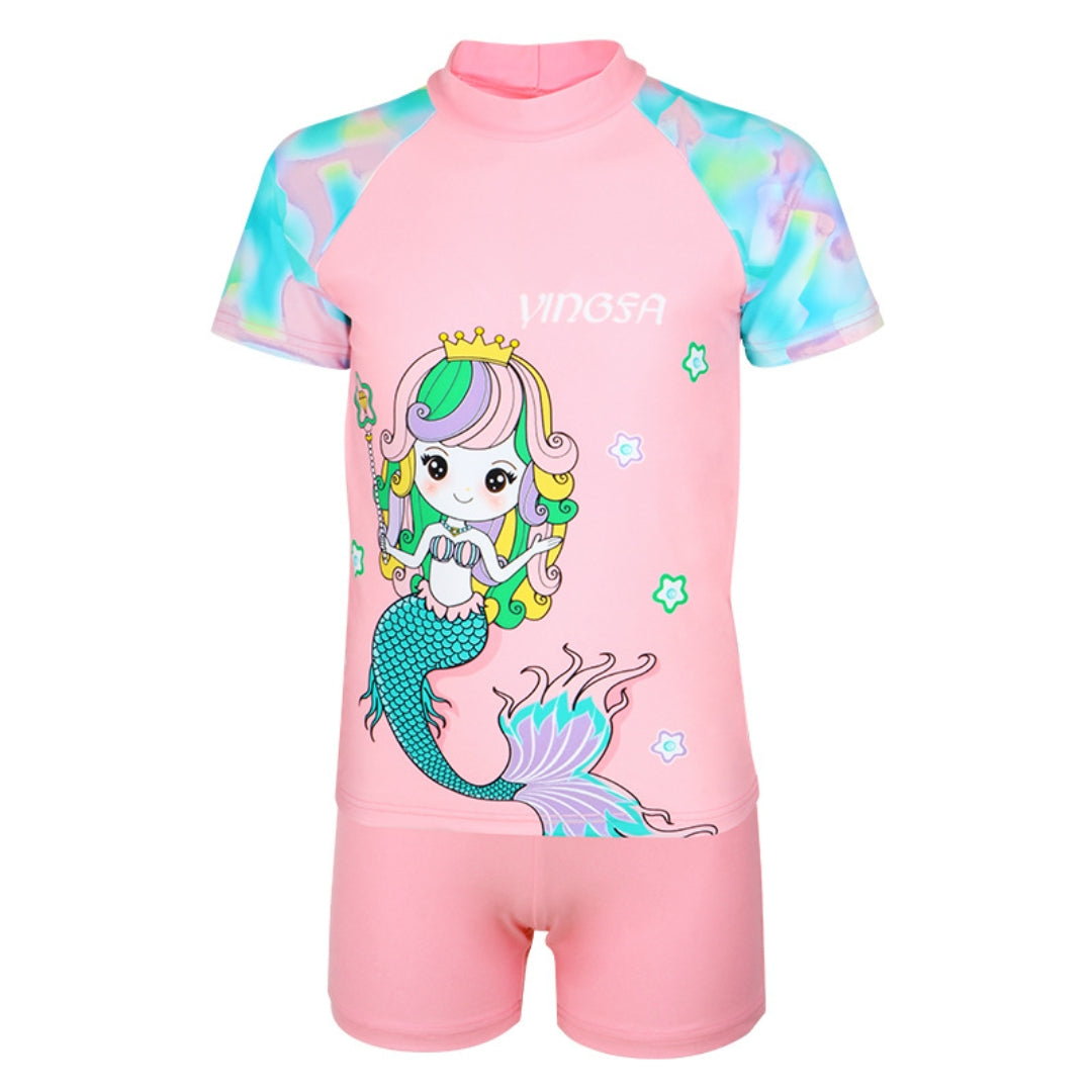 Conjunto Niña YINGFA Shorts y Manga Corta