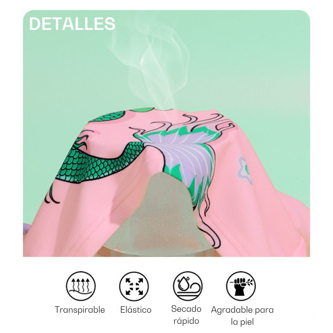 Conjunto Niña YINGFA Shorts y Manga Corta