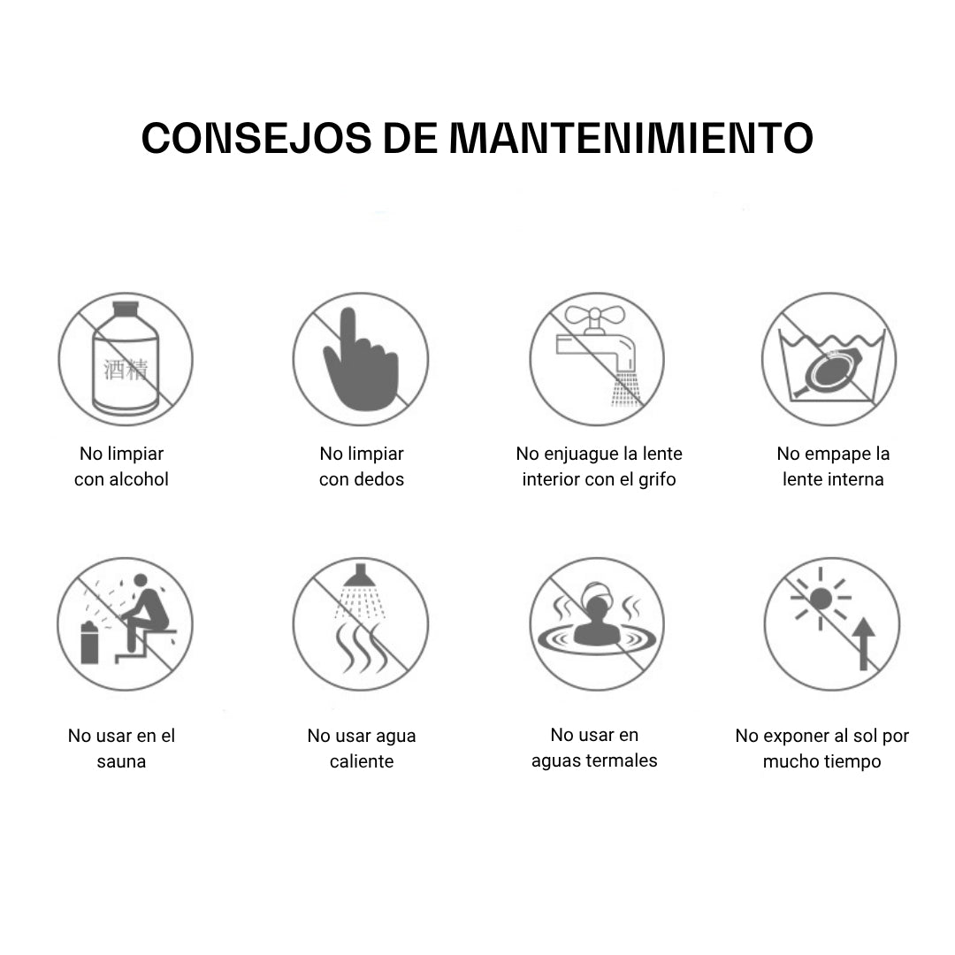 Lentes YINGFA Clasico Antiniebla Espejo Anti-UV