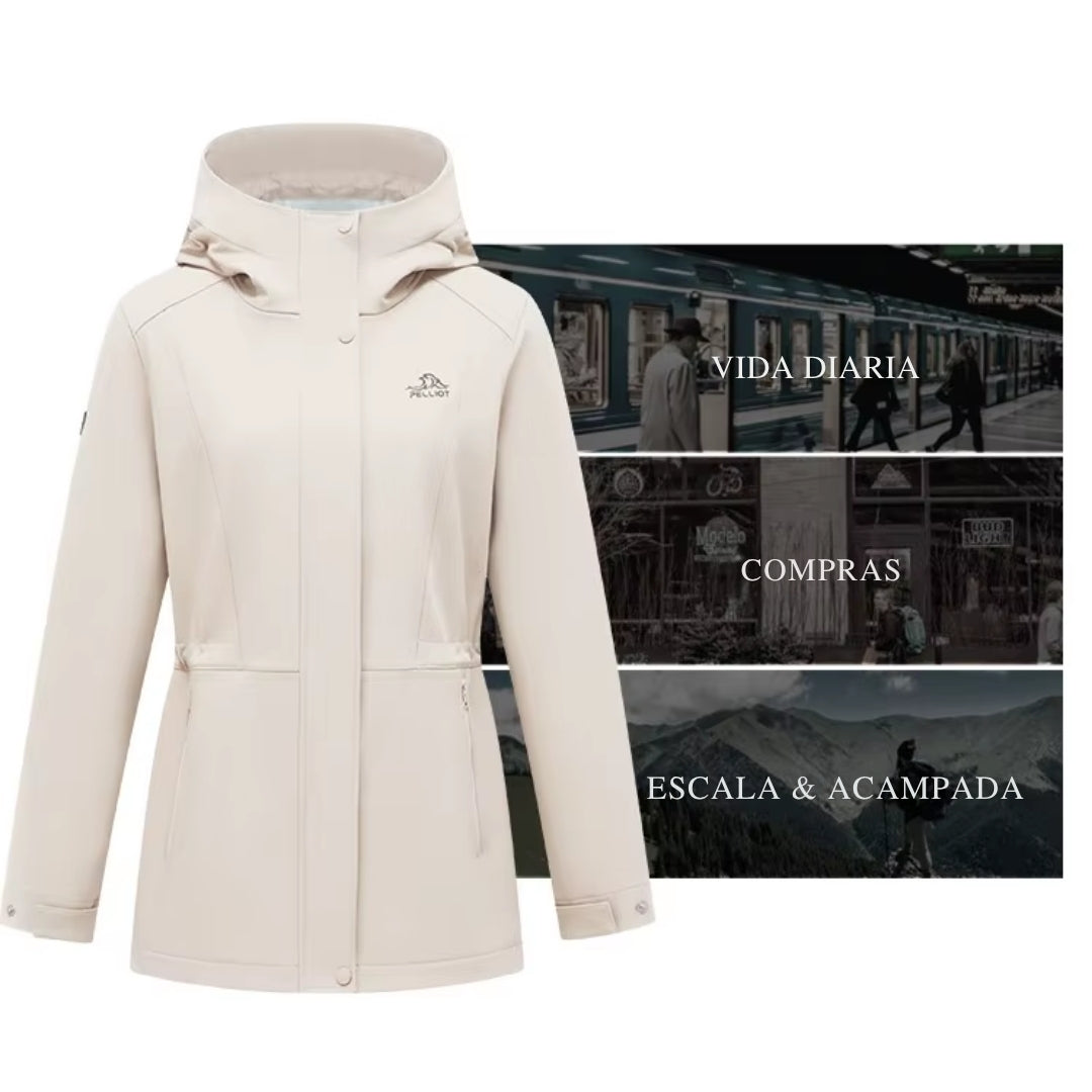 Casaca Outdoors PELLIOT Softshell Mujer - TALLA PEQUEÑA