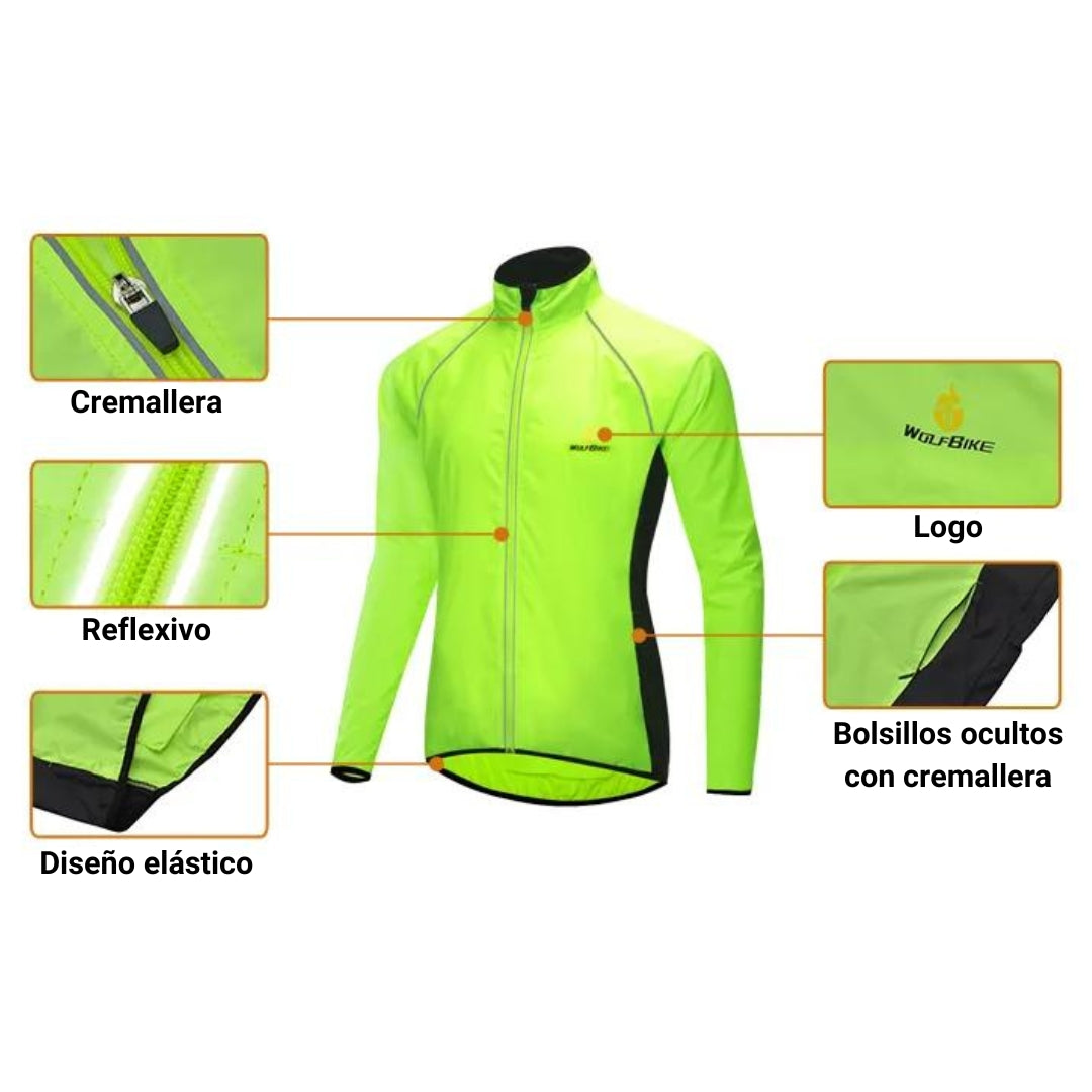 Casaca WOSAWE Cortavientos Tour France