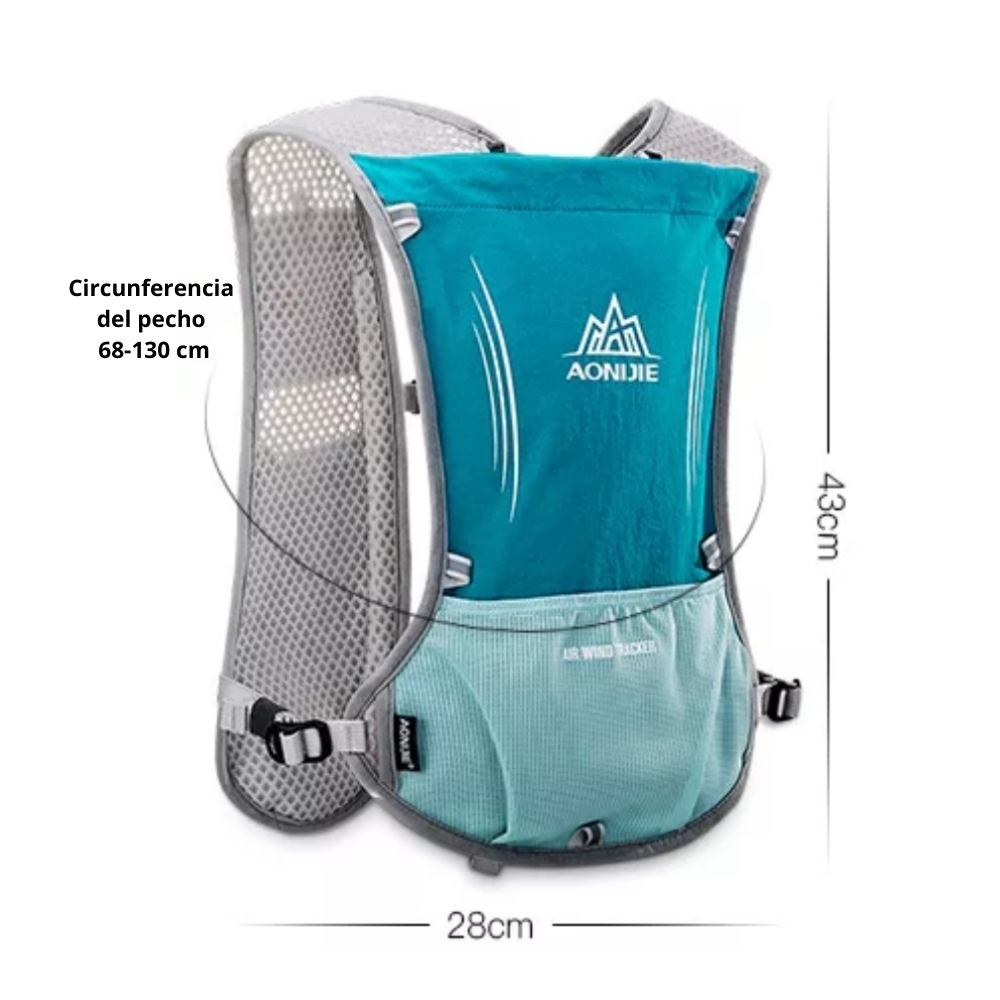 Chaleco Hidratación AONIJIE Upgraded 5L