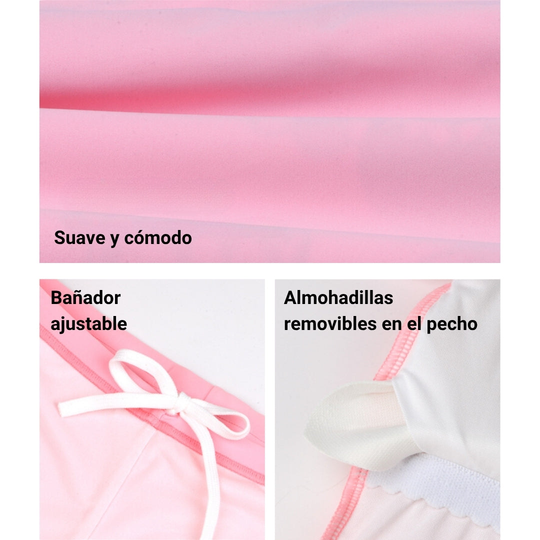 Conjunto Niña YINGFA Shorts y Manga Corta