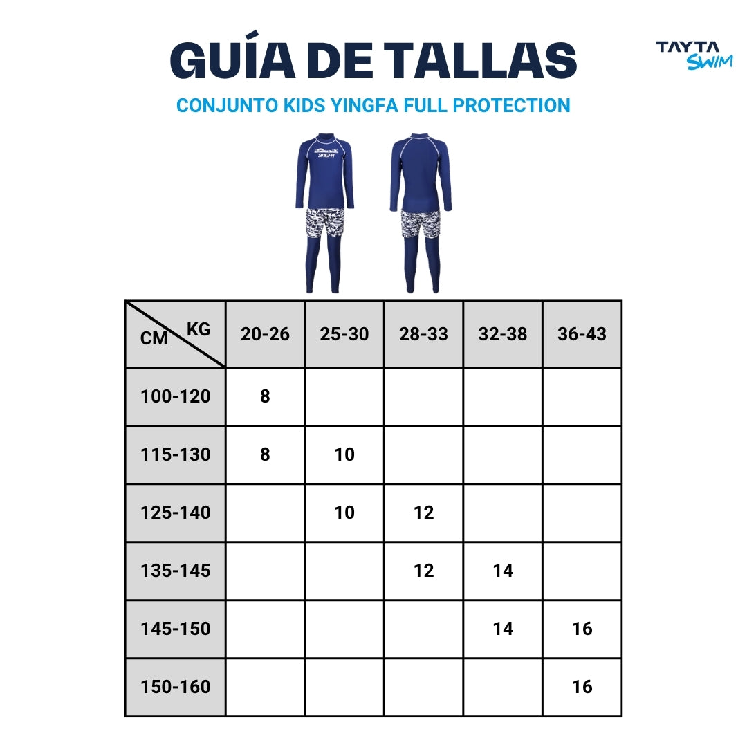 Conjunto Kids YINGFA Full Protection