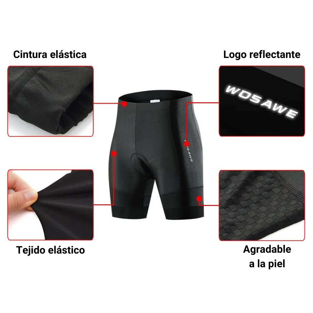 Shorts WOSAWE culote 5D anti-slip