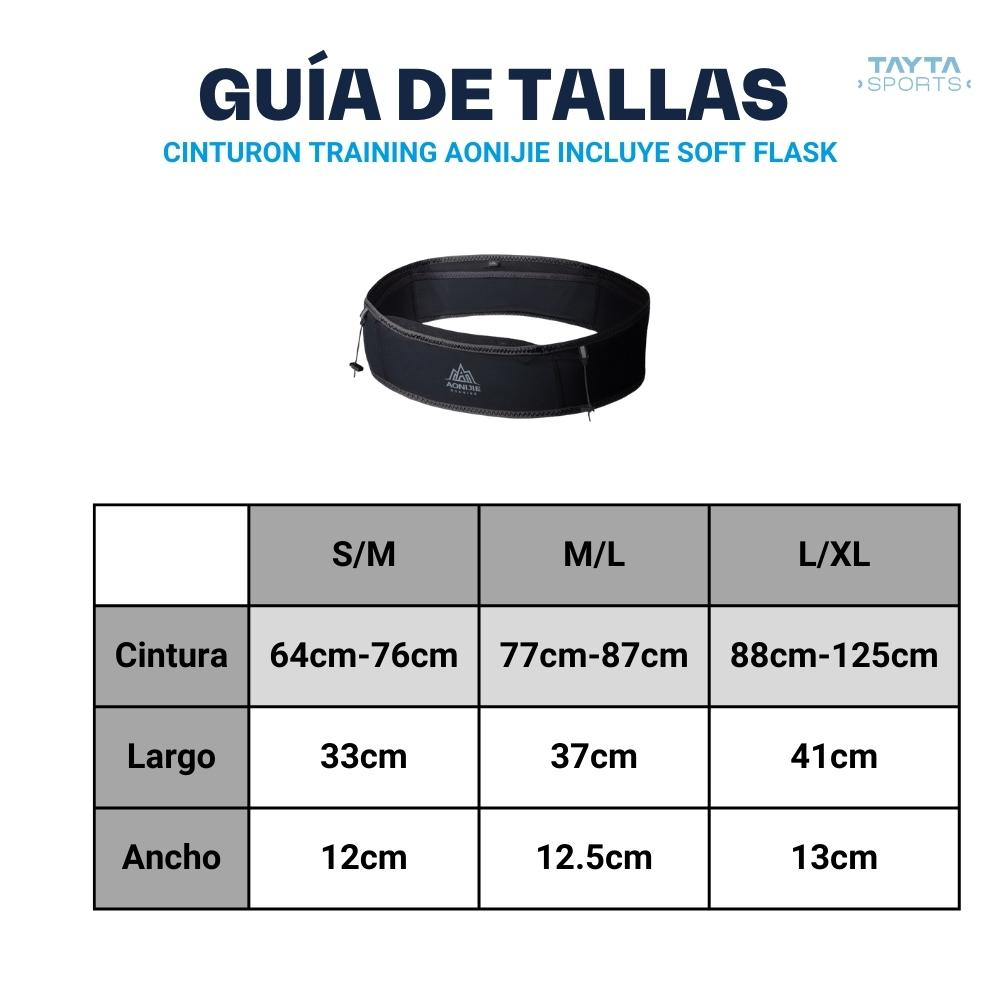 Cinturon Training AONIJIE incluye Soft Flask