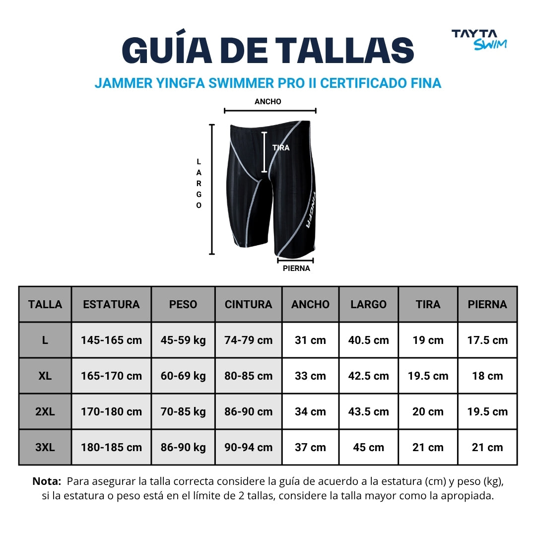 Jammer Yingfa Swimmer Pro II Certificado Fiina