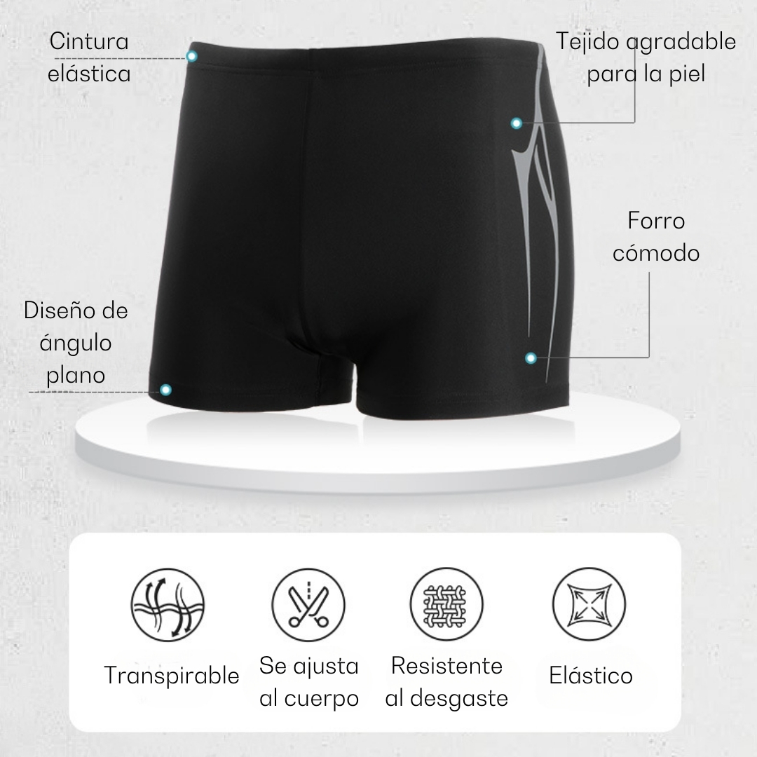 Bañador Trunks YINGFA Lateral Color Solid