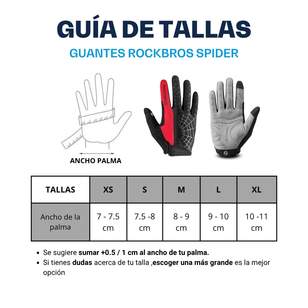 Guantes ROCKBROS Spider