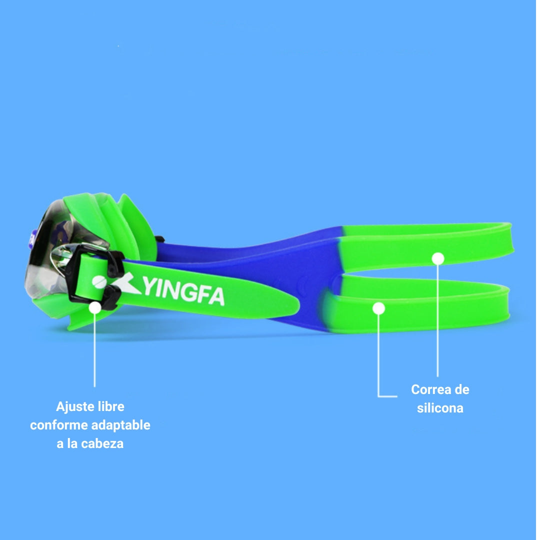 Lentes Kids YINGFA Colorful Antiniebla Espejo Anti-UV