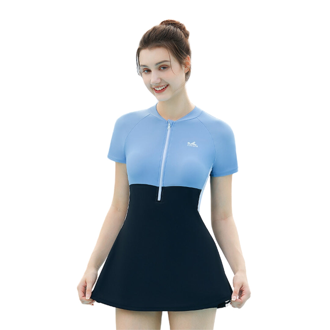 Traje Skirt Suit Manga Corta