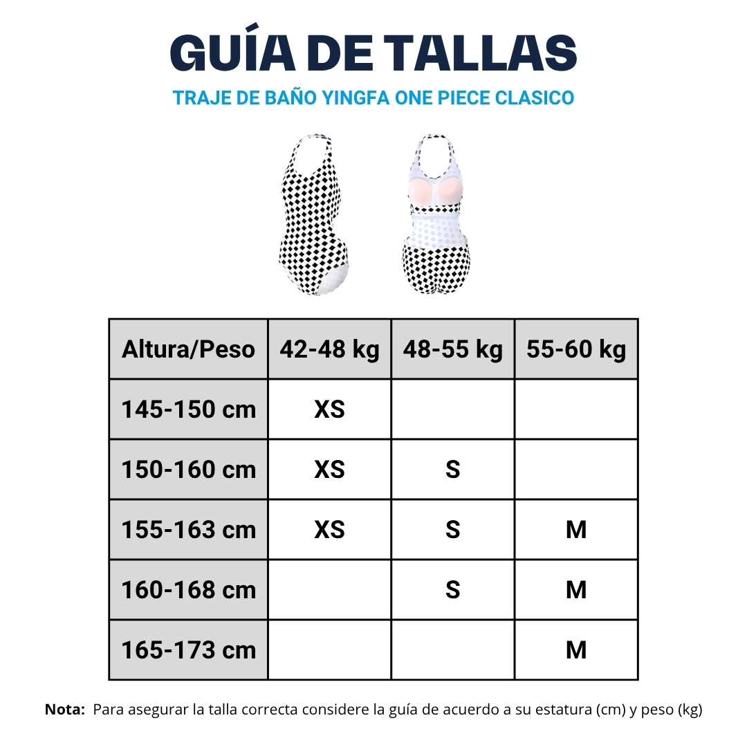 Traje de Baño YINGFA One Piece Clasico