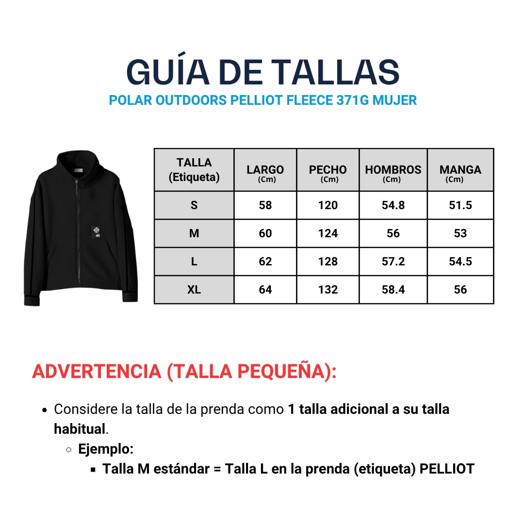Polar Outdoors Pelliot Fleece 371G Mujer