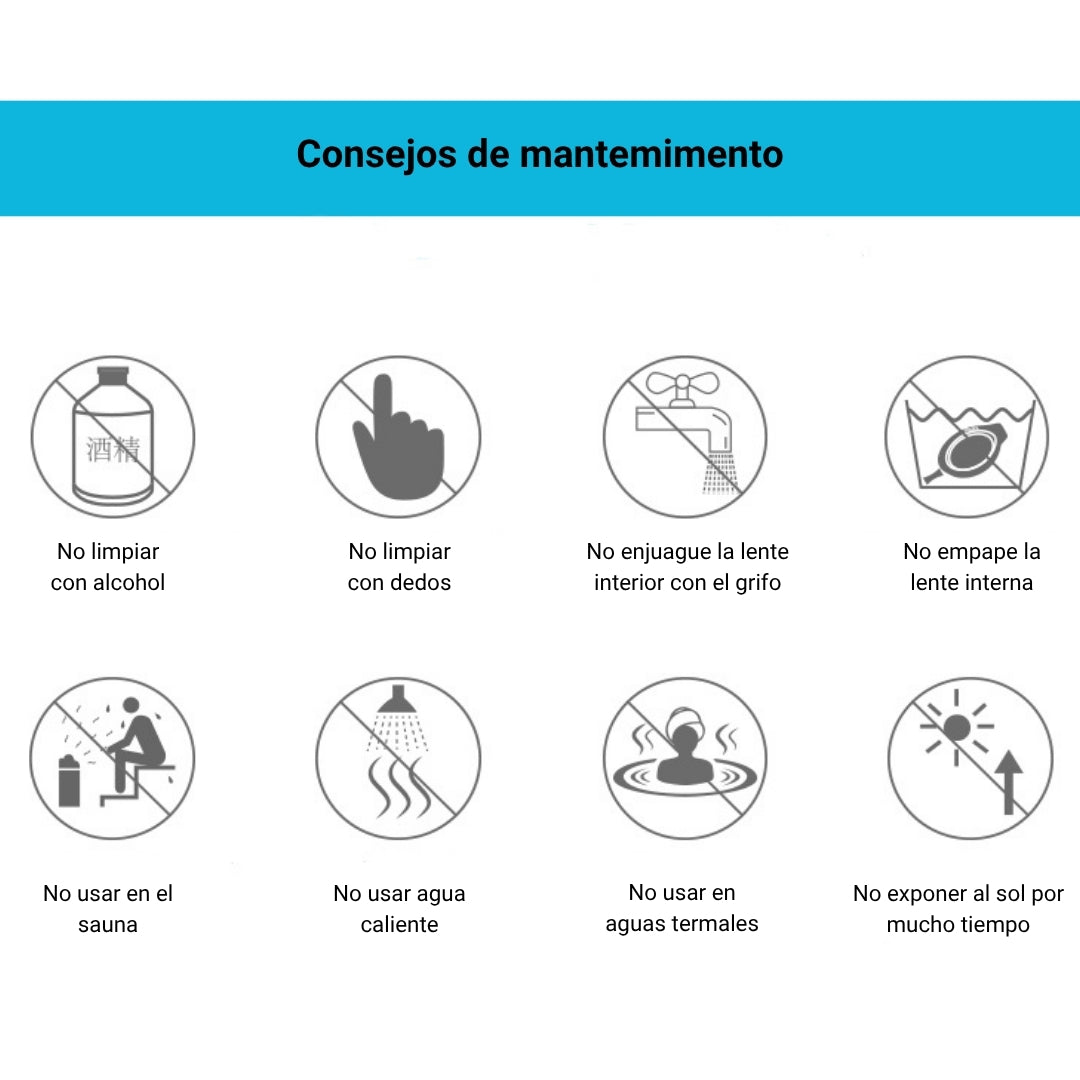 Lentes Kids YINGFA Colorful Antiniebla Espejo Anti-UV