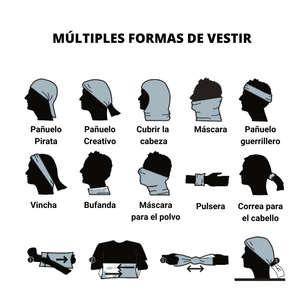 Bandana AONIJIE Coolmax Multicolor