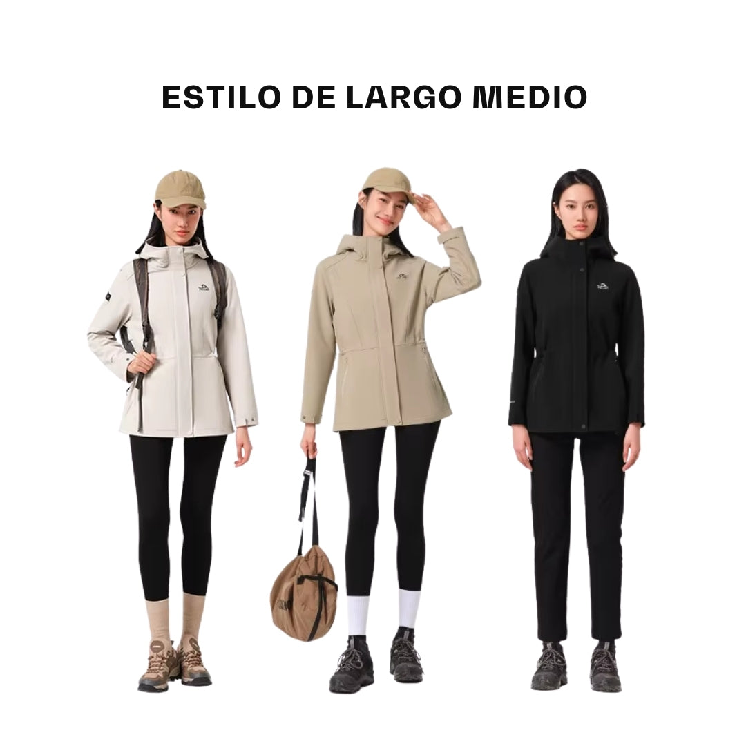 Casaca Outdoors PELLIOT Softshell Mujer - TALLA PEQUEÑA