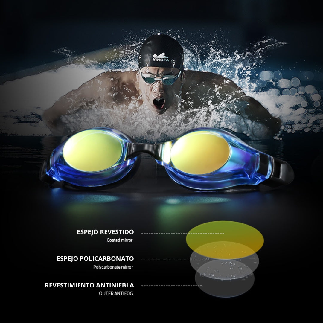 Lentes YINGFA Clasico Antiniebla Espejo Anti-UV