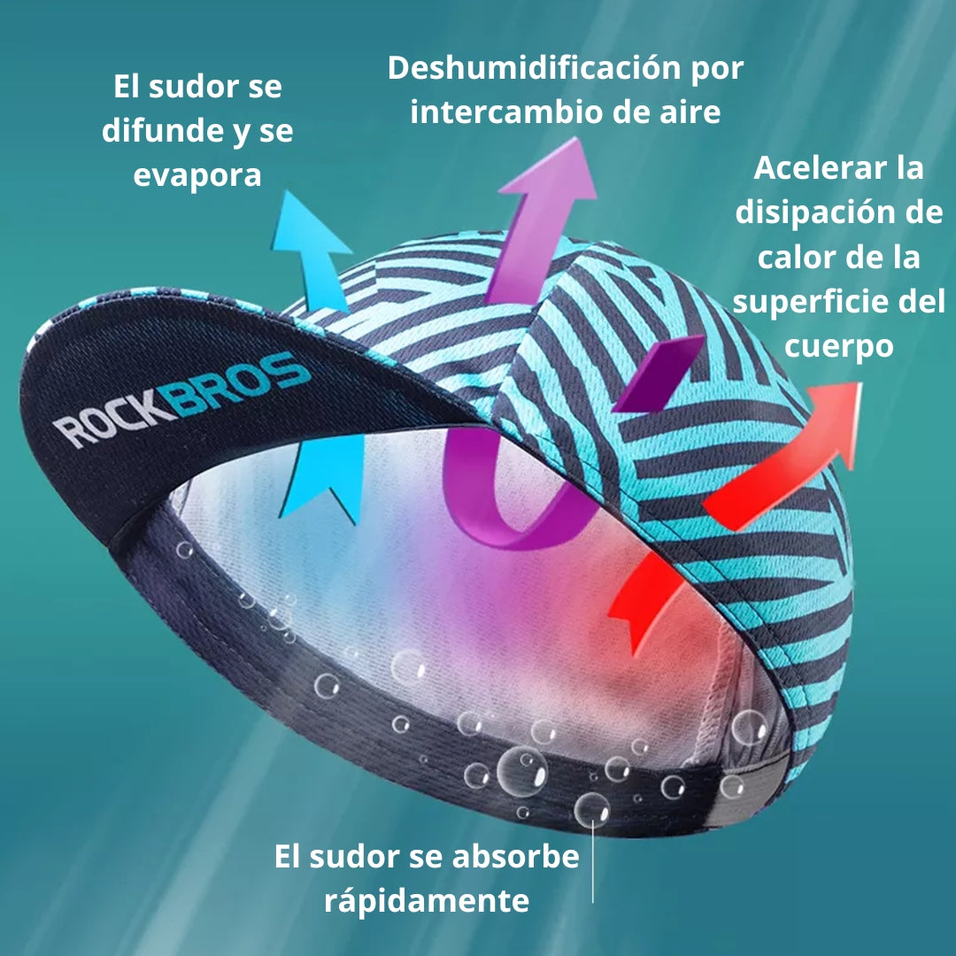 Gorro Ciclismo ROCKBROS Con Visera