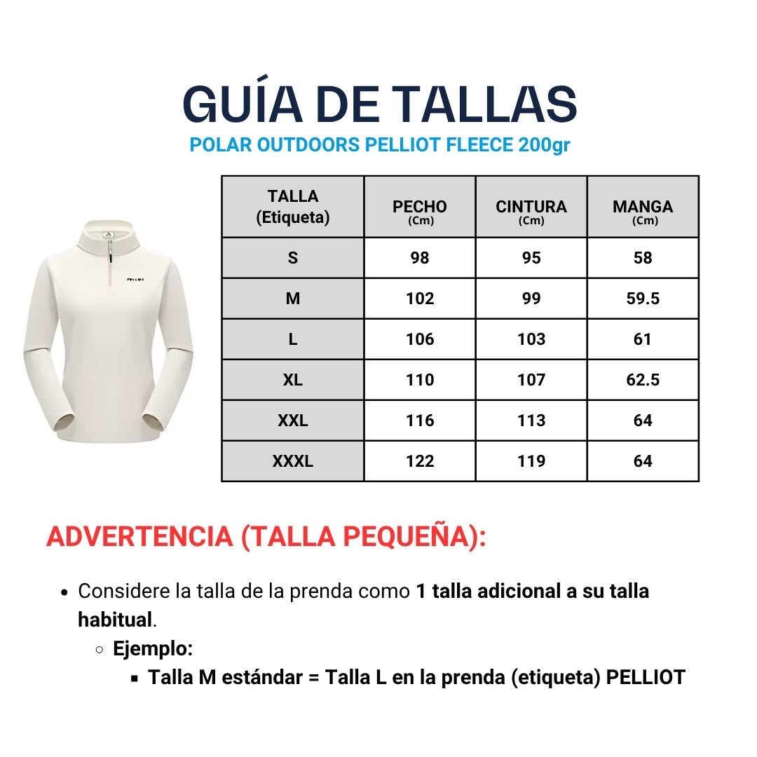 Polar Outdoors Pelliot Fleece 200G - TALLA PEQUEÑA