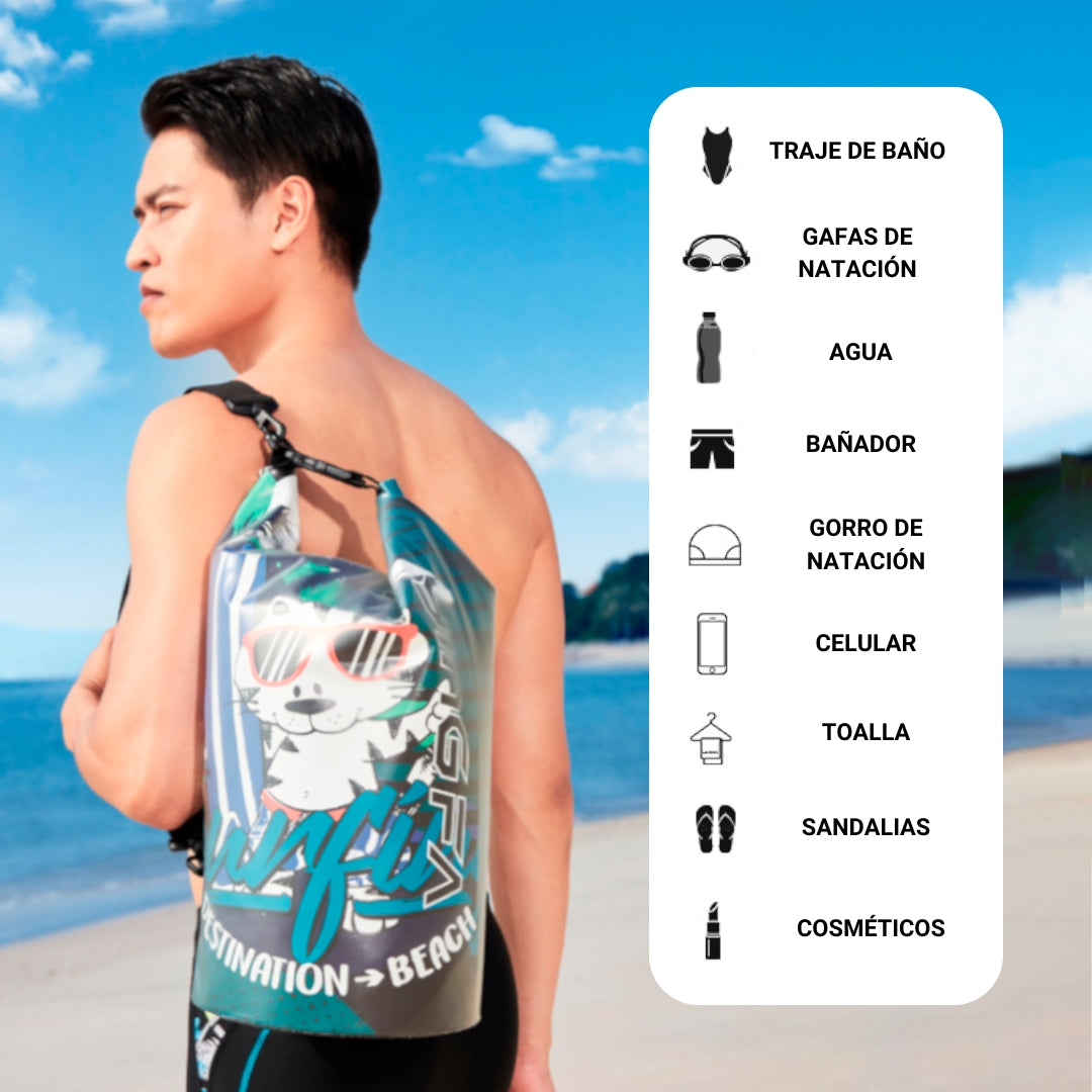 Bolso YINGFA 15L Waterproof Print Colorful