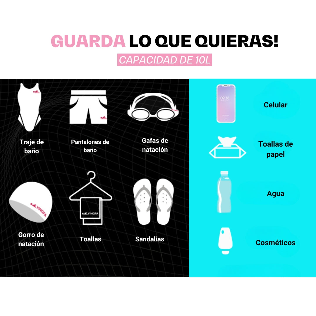 Bolso YINGFA 10L Waterproof Print Colorful