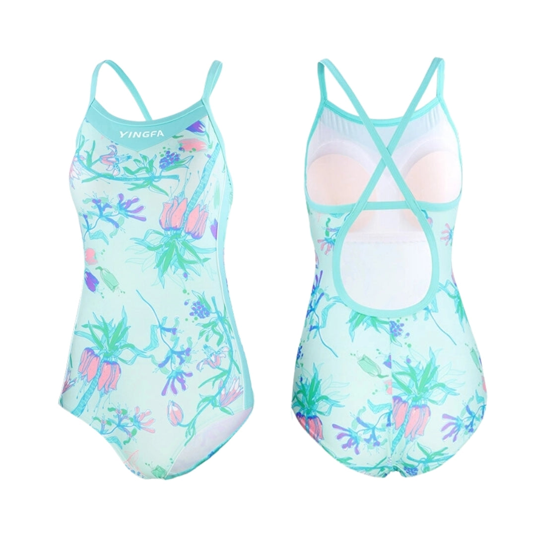 Traje de Baño YINGFA One Piece Floral