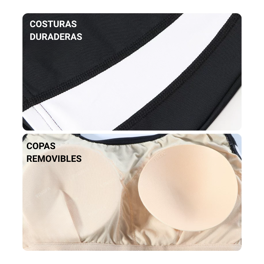 Traje de Baño YINGFA Low Rise Sin Mangas