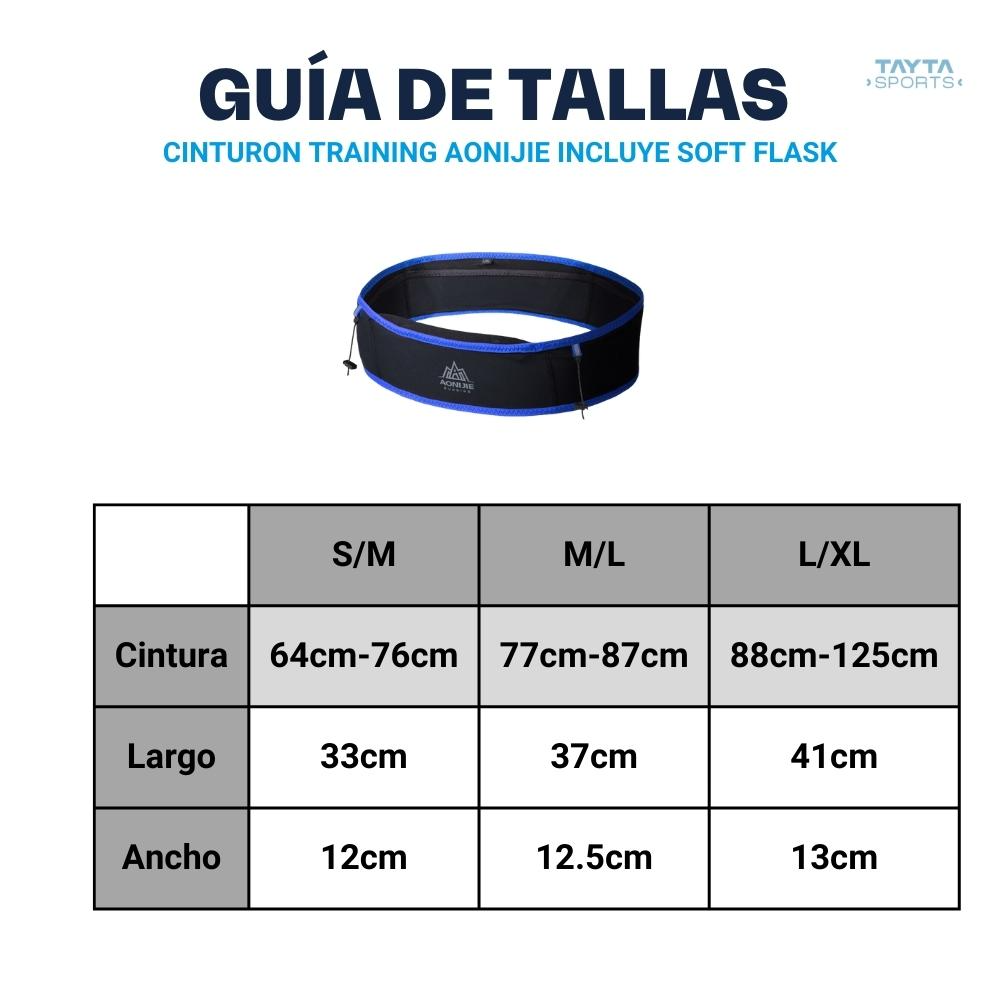 Cinturon Training AONIJIE incluye Soft Flask
