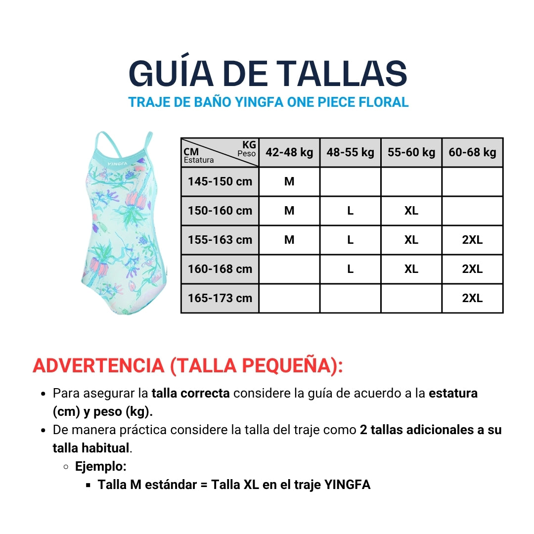 Traje de Baño YINGFA One Piece Floral