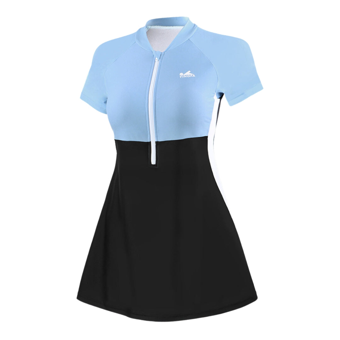 Traje Skirt Suit Manga Corta