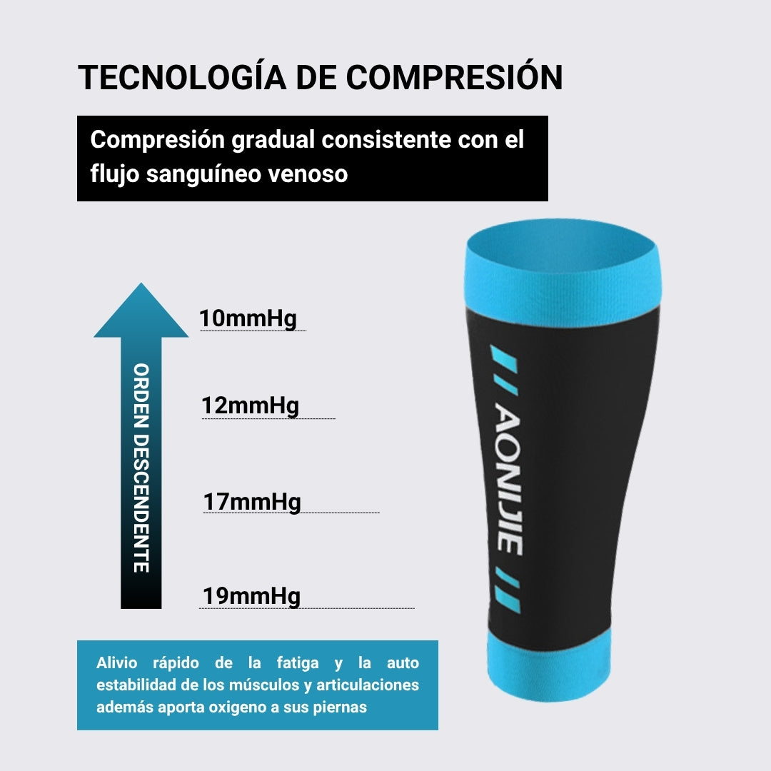Manga de Compresion AONIJIE Pantorrilas