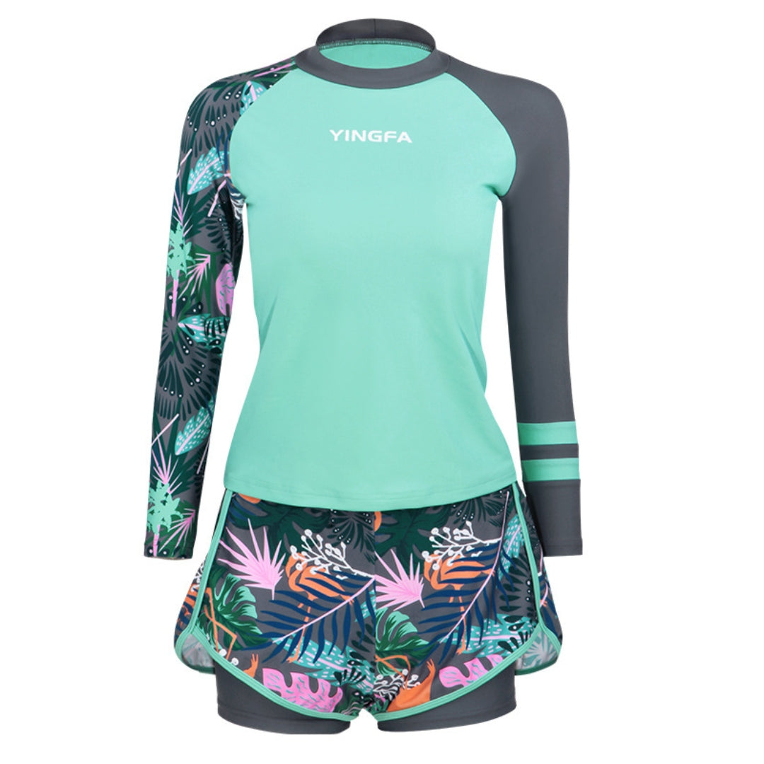 Conjunto YINGFA Shorts y Manga Larga