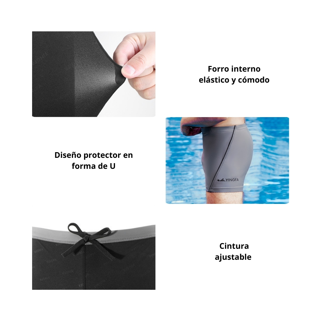 Bañador Trunks YINGFA Color Solid