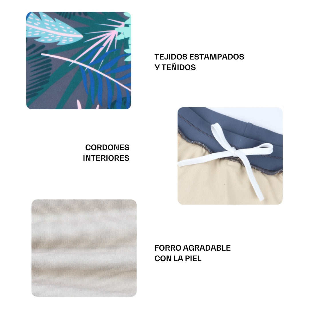 Conjunto YINGFA Shorts y Manga Larga