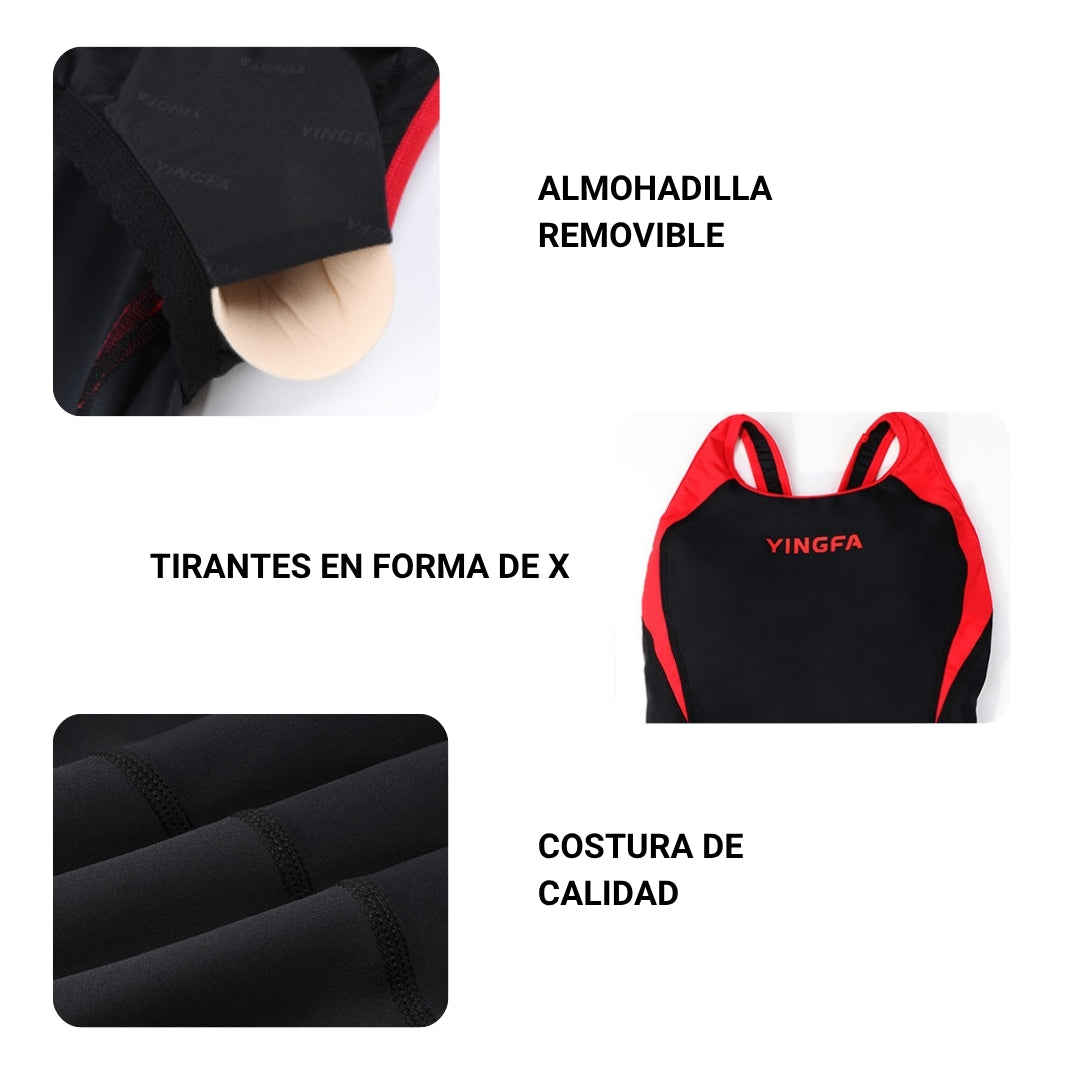 Traje Acuatico YINGFA Kneeskin Sin Mangas