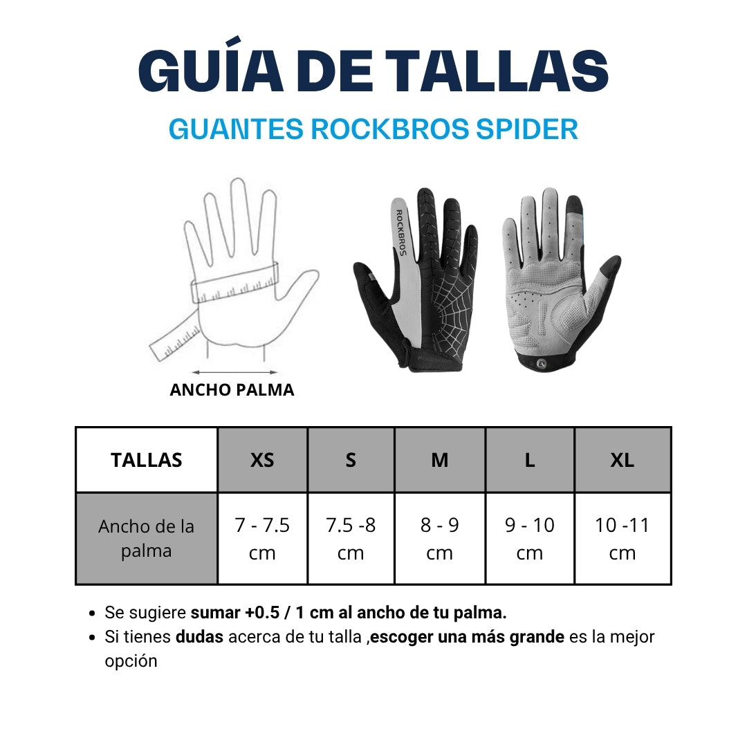 Guantes ROCKBROS Spider