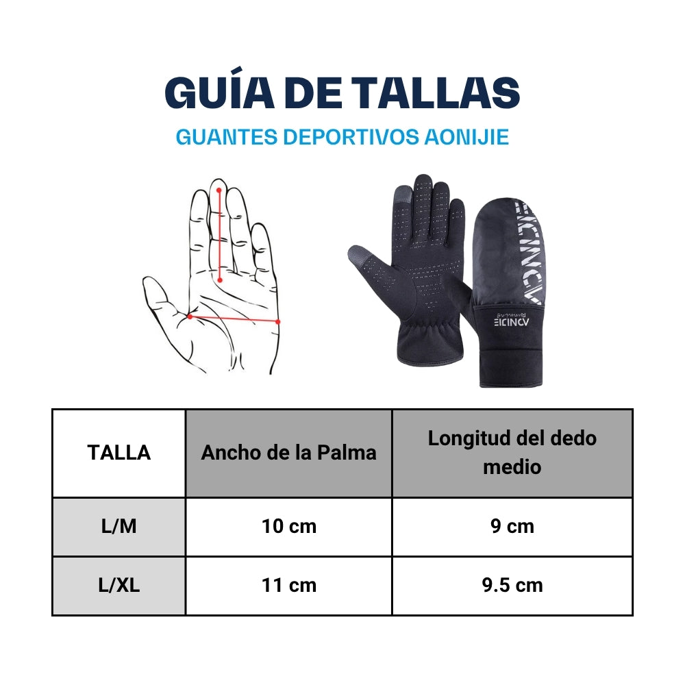 Guantes Termicos AONIJIE Doble Cubierta