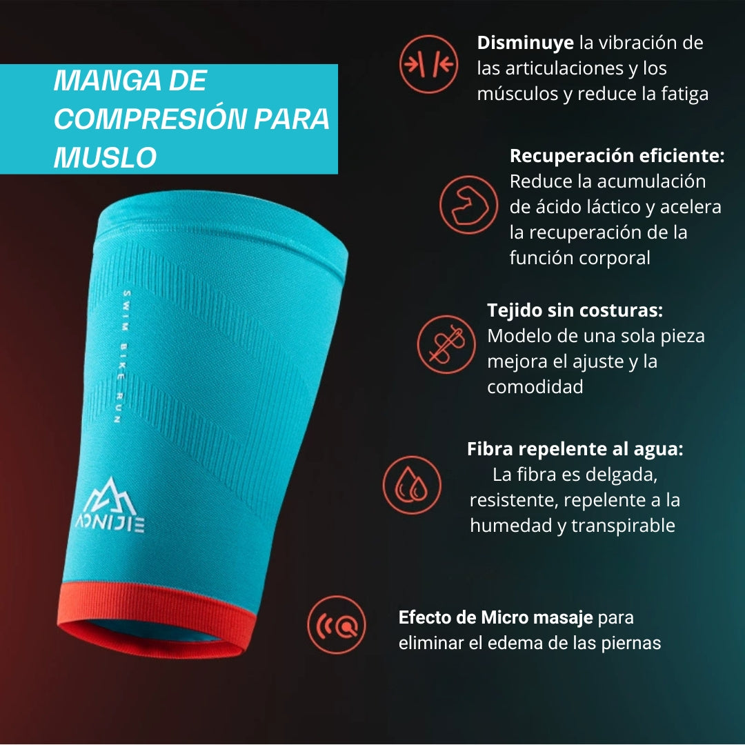 Manga de Compresion AONIJIE Muslos