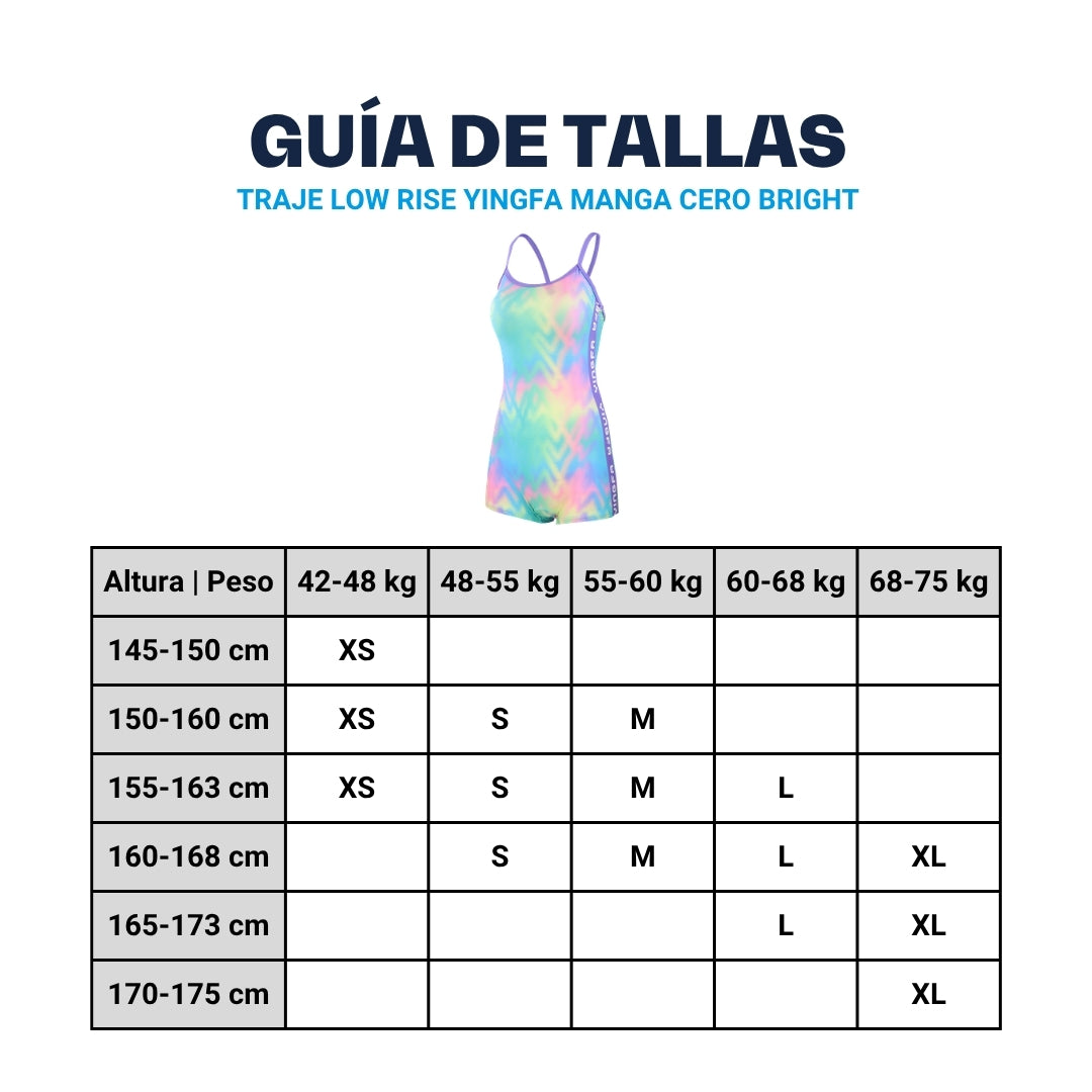 Traje De Baño YINGFA Low Rise Manga Cero Bright