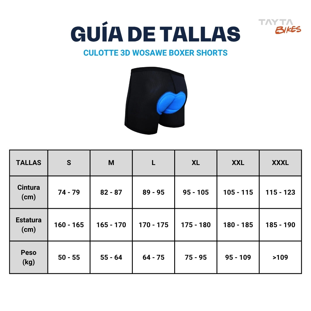 Culotte 3D WOSAWE Boxer Shorts