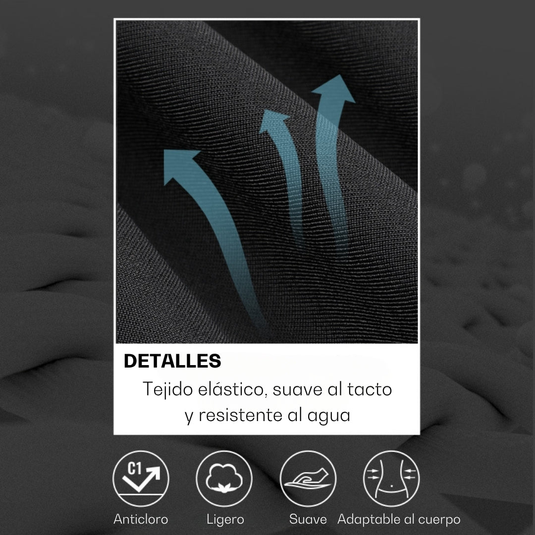 Traje Acuatico YINGFA Skirt Suit Manga Corta