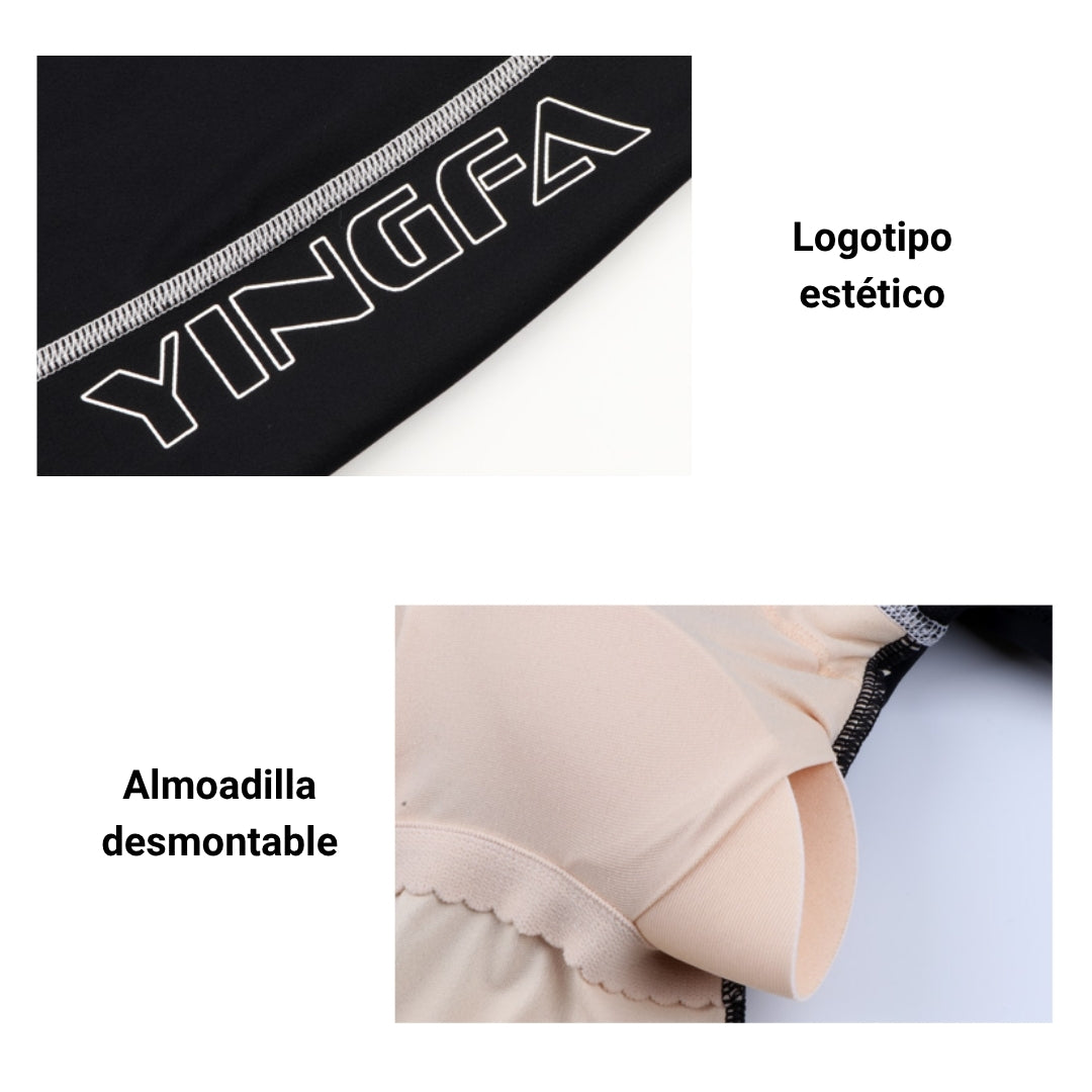 Traje Acuatico YINGFA Kneeskin Manga Corta