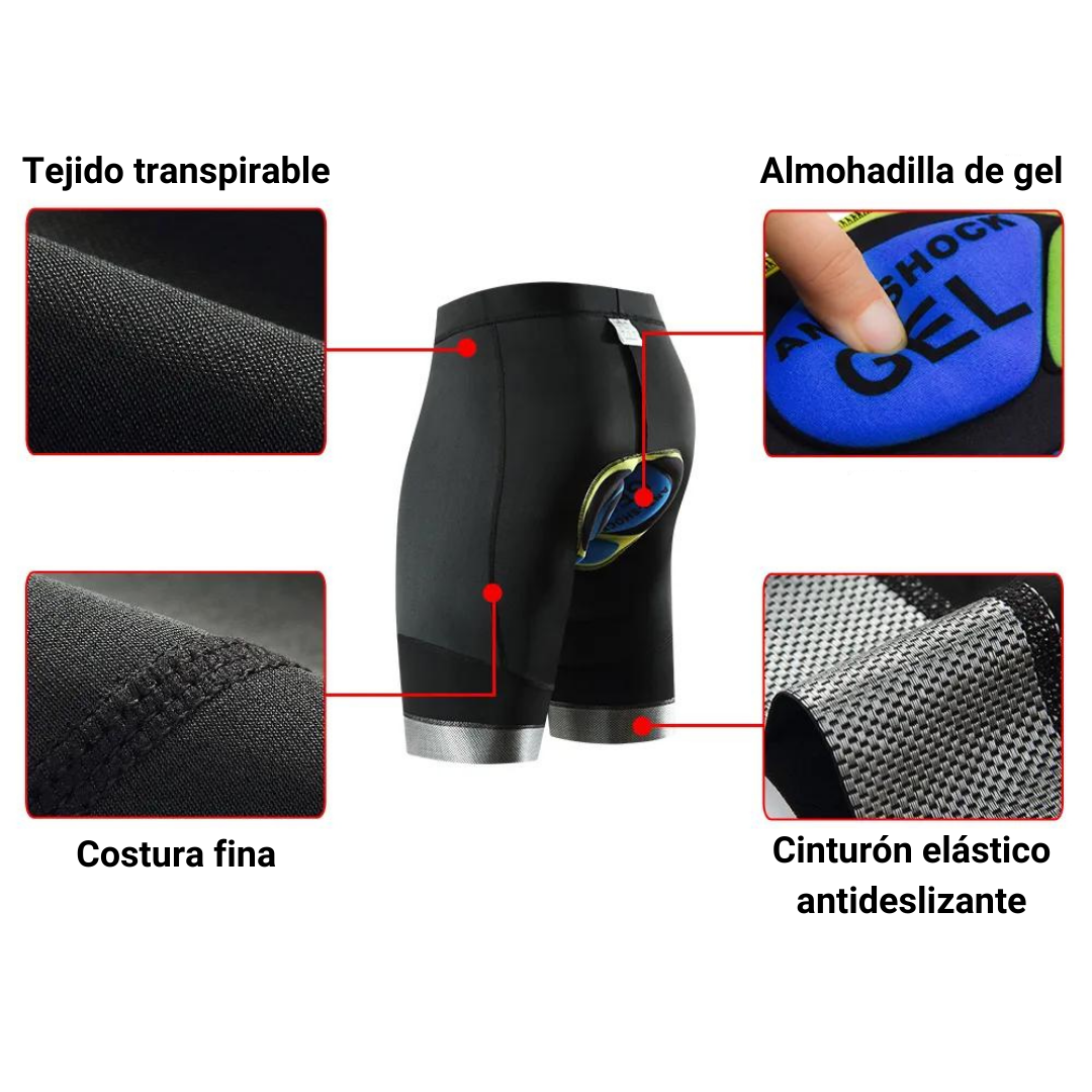 Shorts WOSAWE culote 5D anti-slip