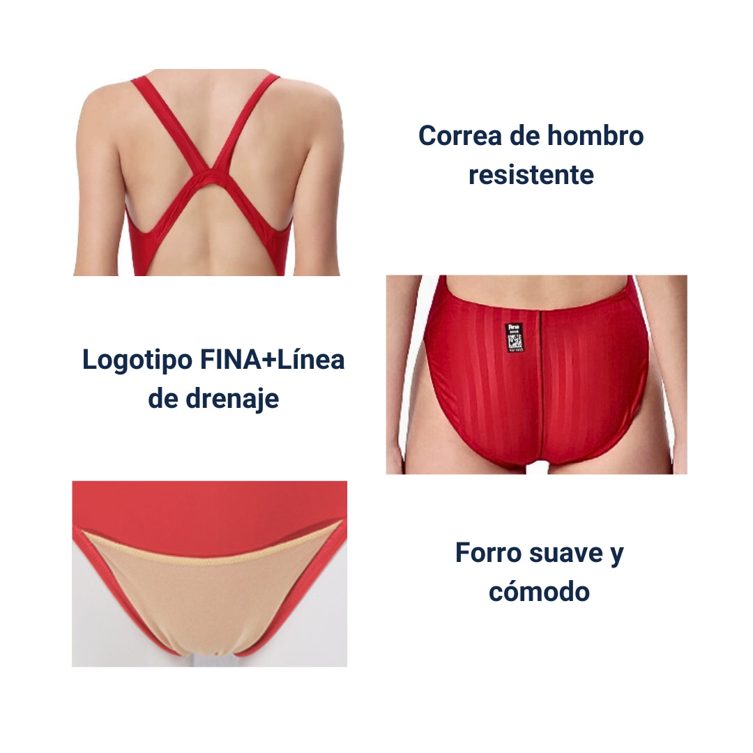 Traje de Baño Niña YINGFA One Piece Soft Certificado Fina