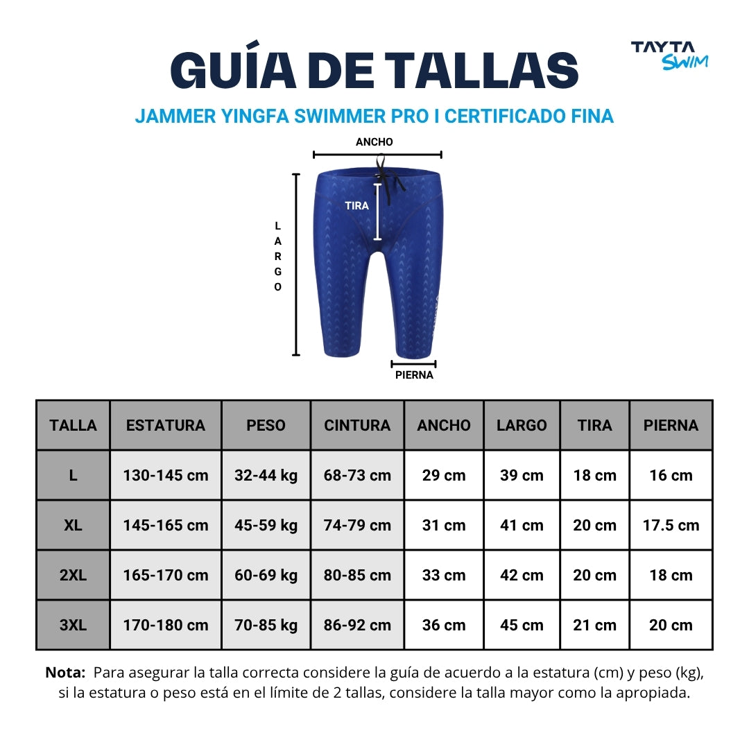 Jammer YINGFA Swimmer Pro I Certificado Fina