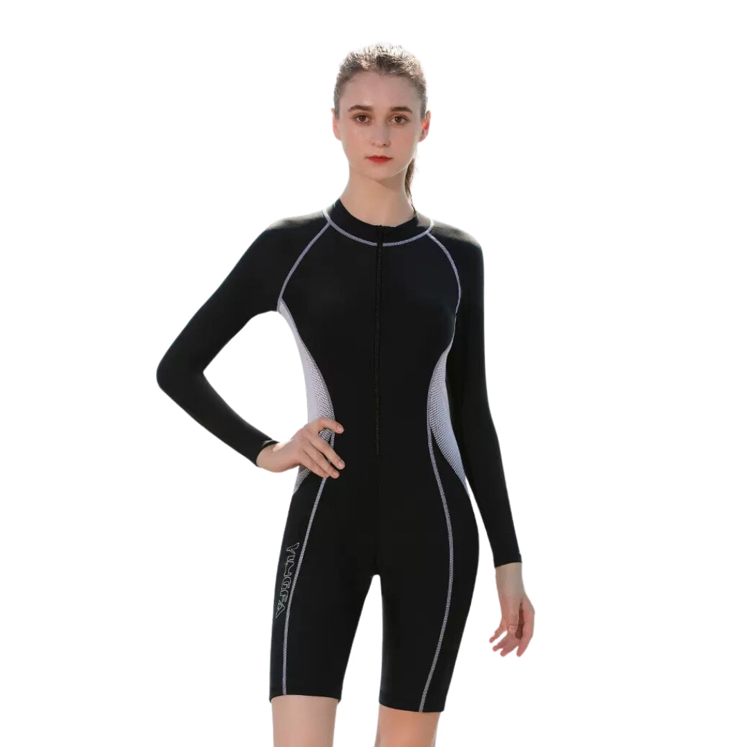 Traje Acuatico YINGFA Kneeskin Manga Larga